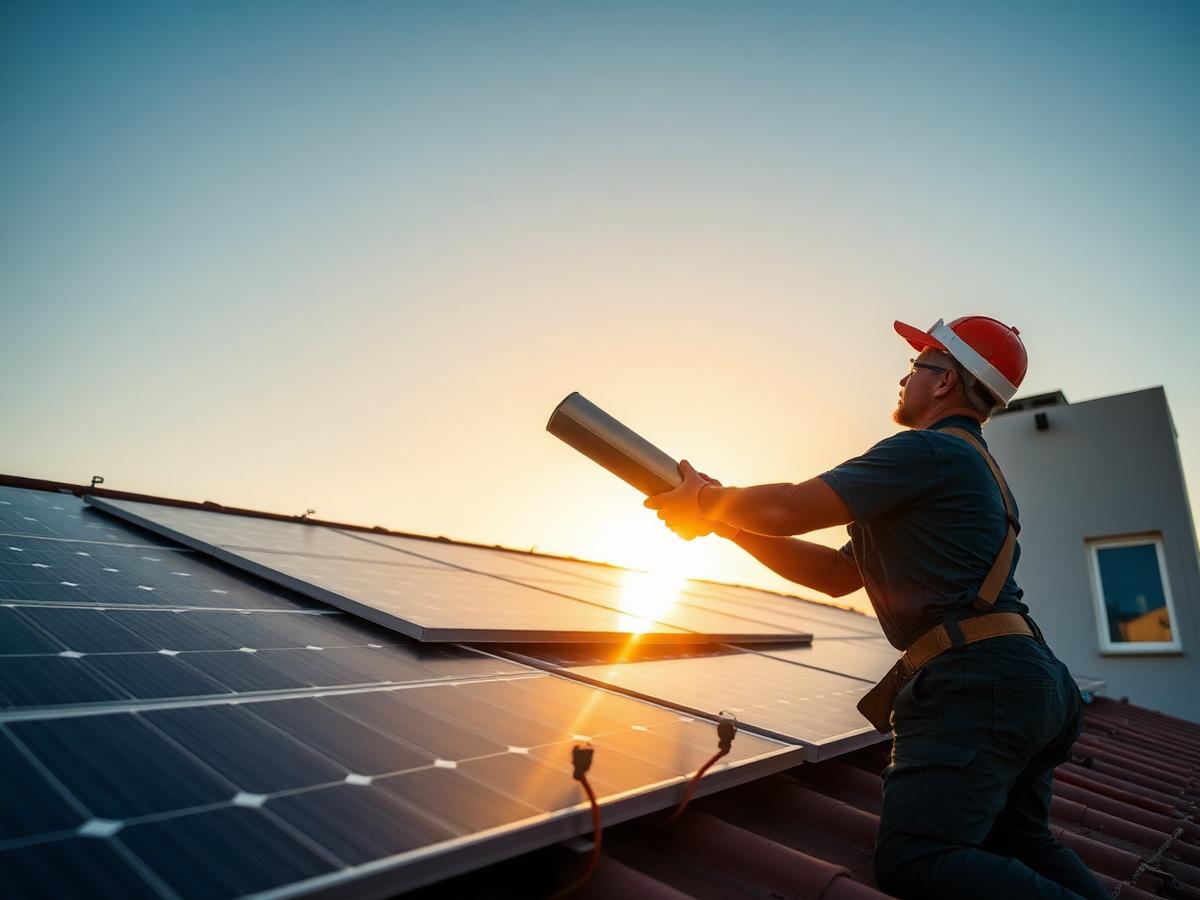 8kW Deye solar installation with 10 panels on a residential rooftop in Norwood, Johannesburg